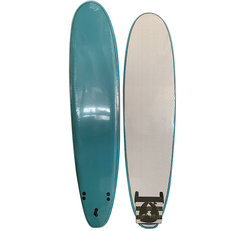 8' Mesh Soft Top Surfboard Dengan EVA Bumper Rail