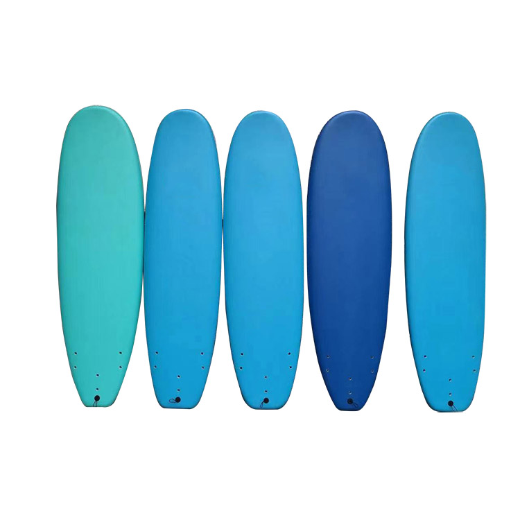 Bentuk Tangan 7ft Soft Foam Surfboard untuk Pelatihan